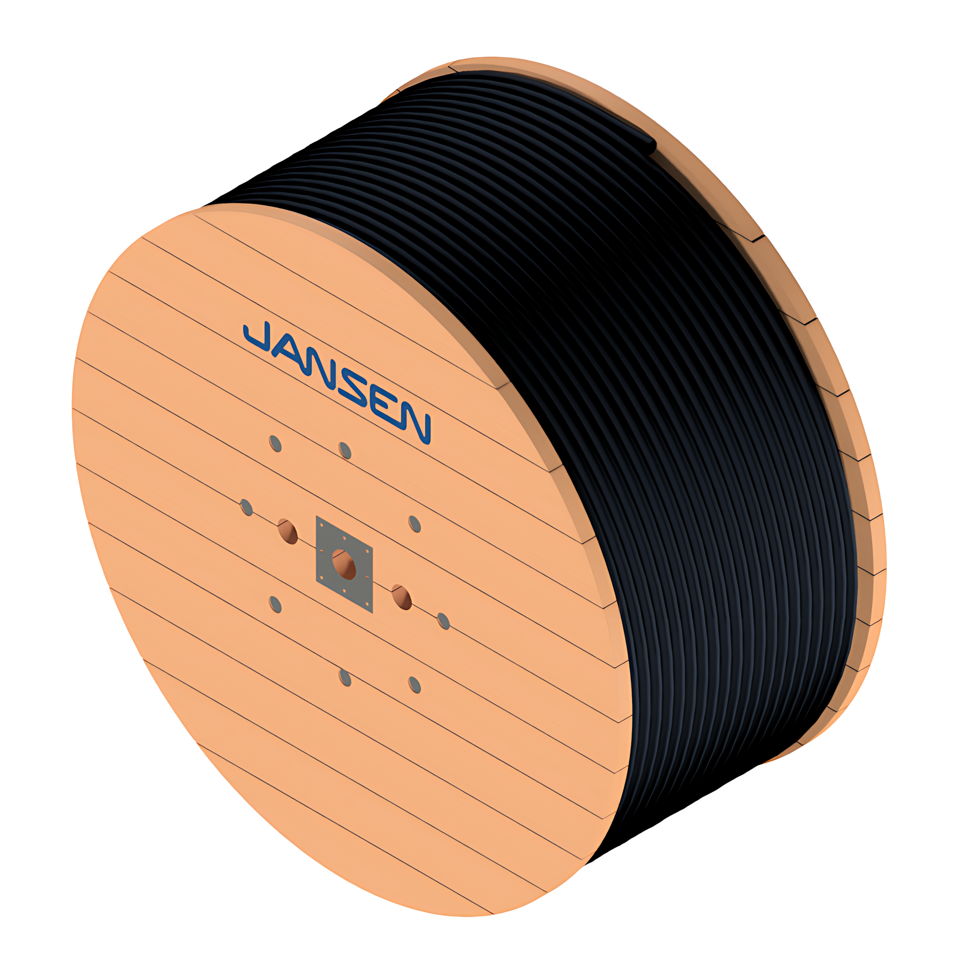 JANSEN connect connection pipe reel wood PN16 PE100-RC 40x3.7mm 2350m