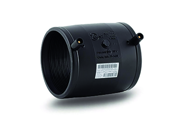 Electrofusion coupler 400mm SDR17 PN10 S8 PE100-RC