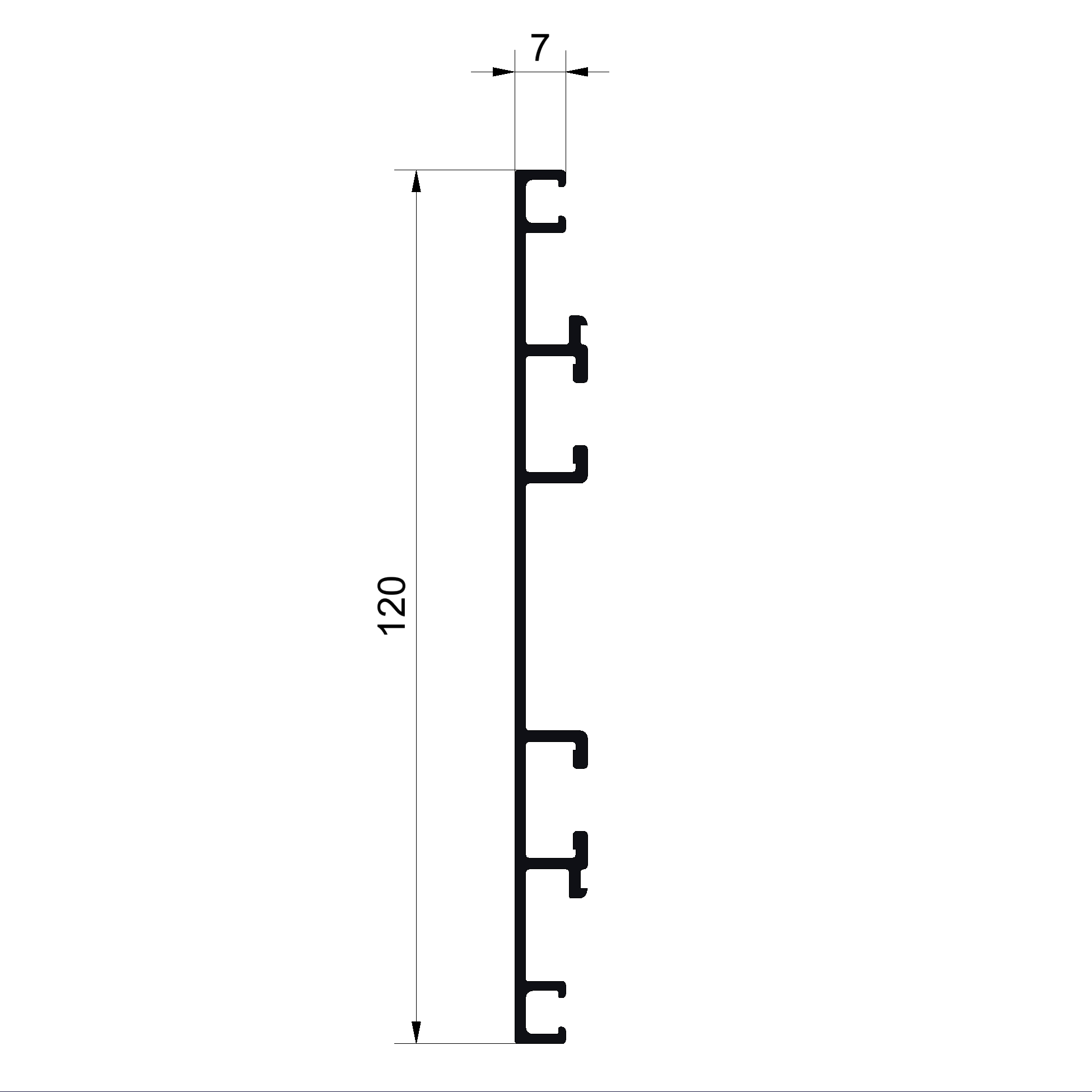 Rahmenprofil C492590-CONNEX Holz-Metall-Fenster
