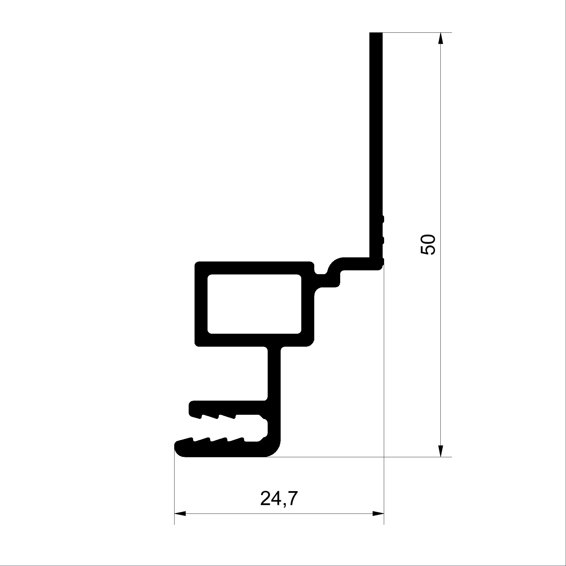 Blendrahmenprofil C153830-Sanierungrahmen gelocht
Connex Holz-Metall-Fenster