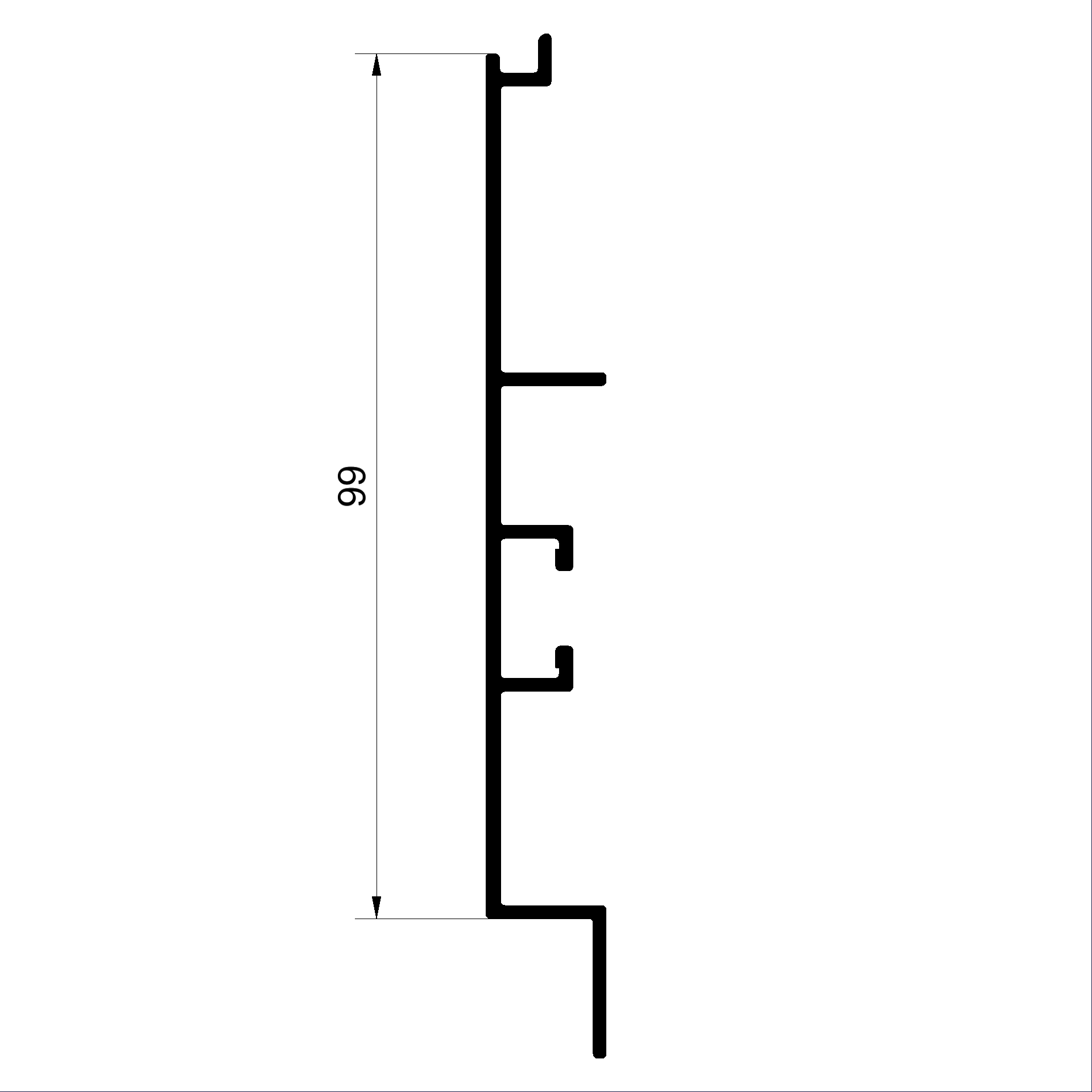 C492578 V Abdeckprofil veredelt Connex Holz-Metall-Fenster