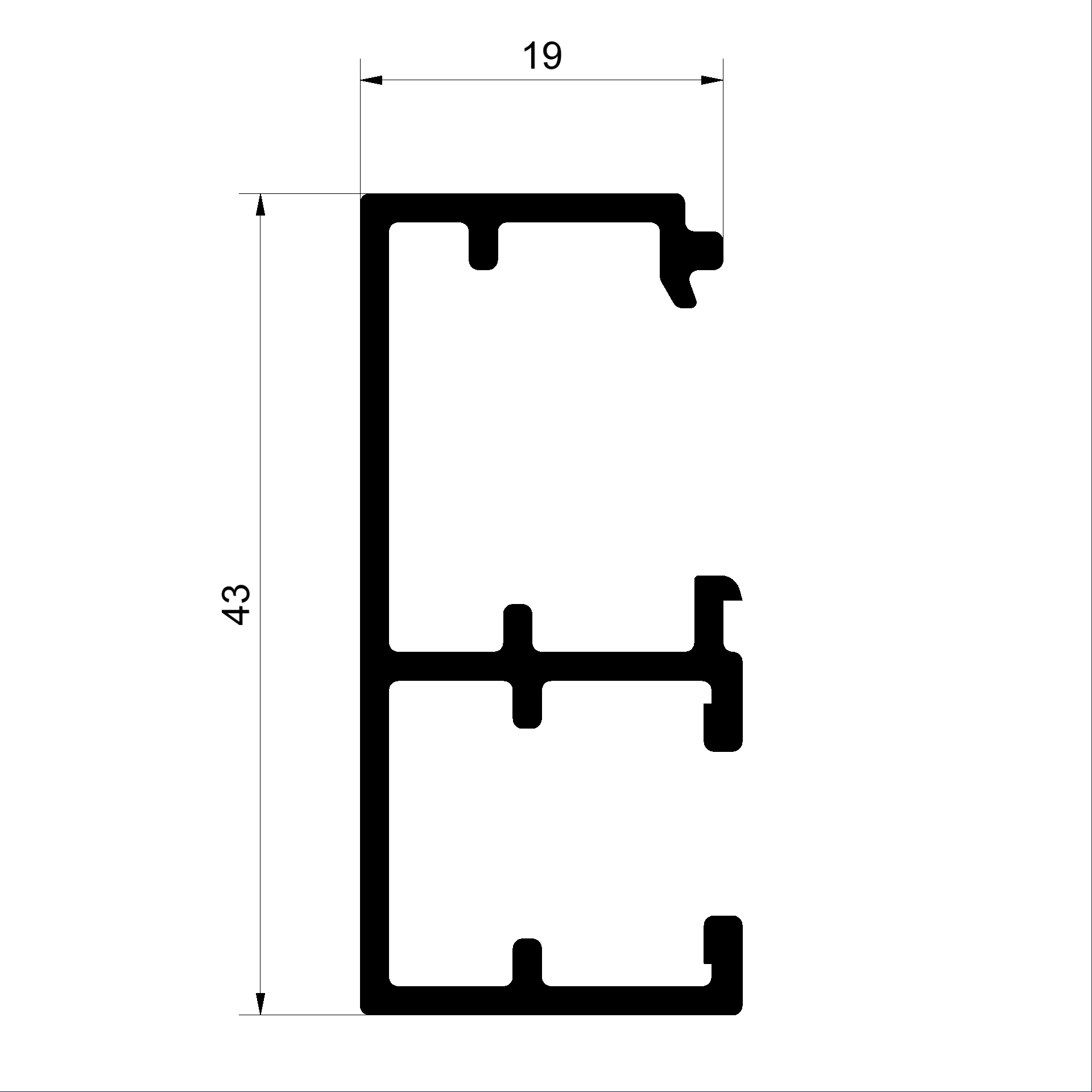 138910 V Blendrahmen Connex Holz-Metall-Fenster veredelt