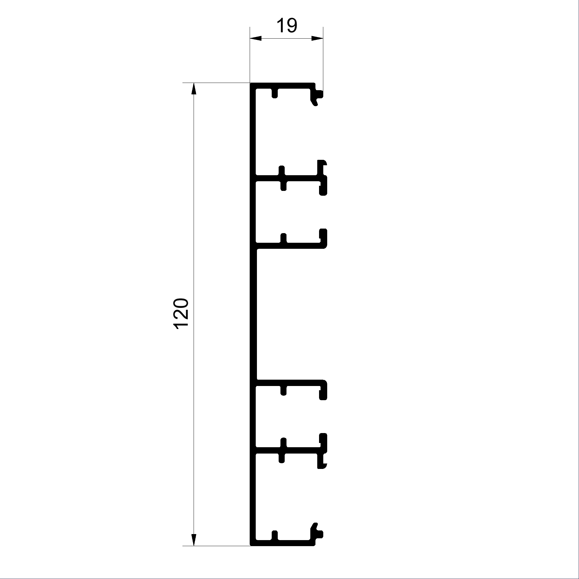 C138890 V Sprosse Connex Holz-Metall-Fenster veredelt