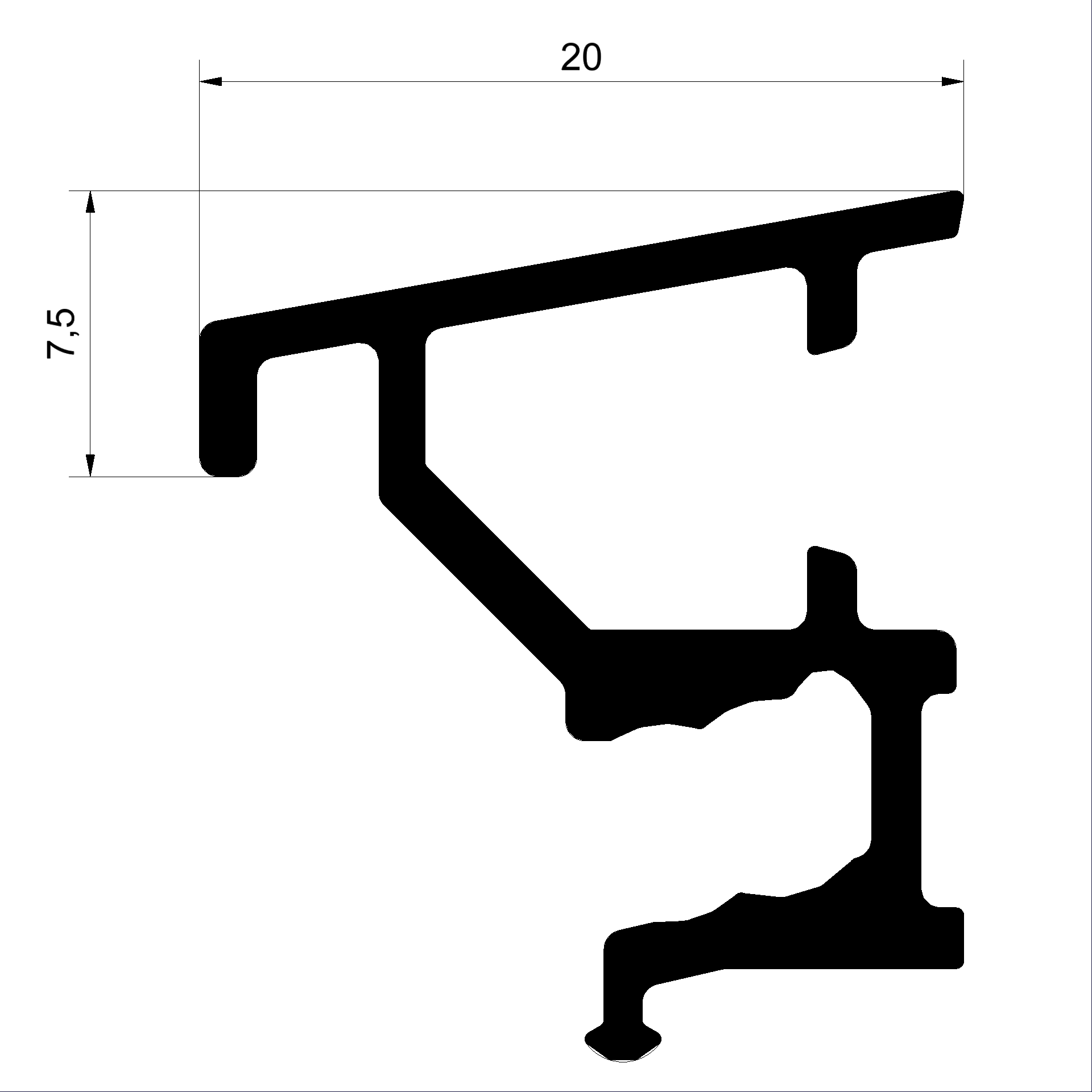 Renvoi d'eau C492571-Connex fenêtres en bois-métal