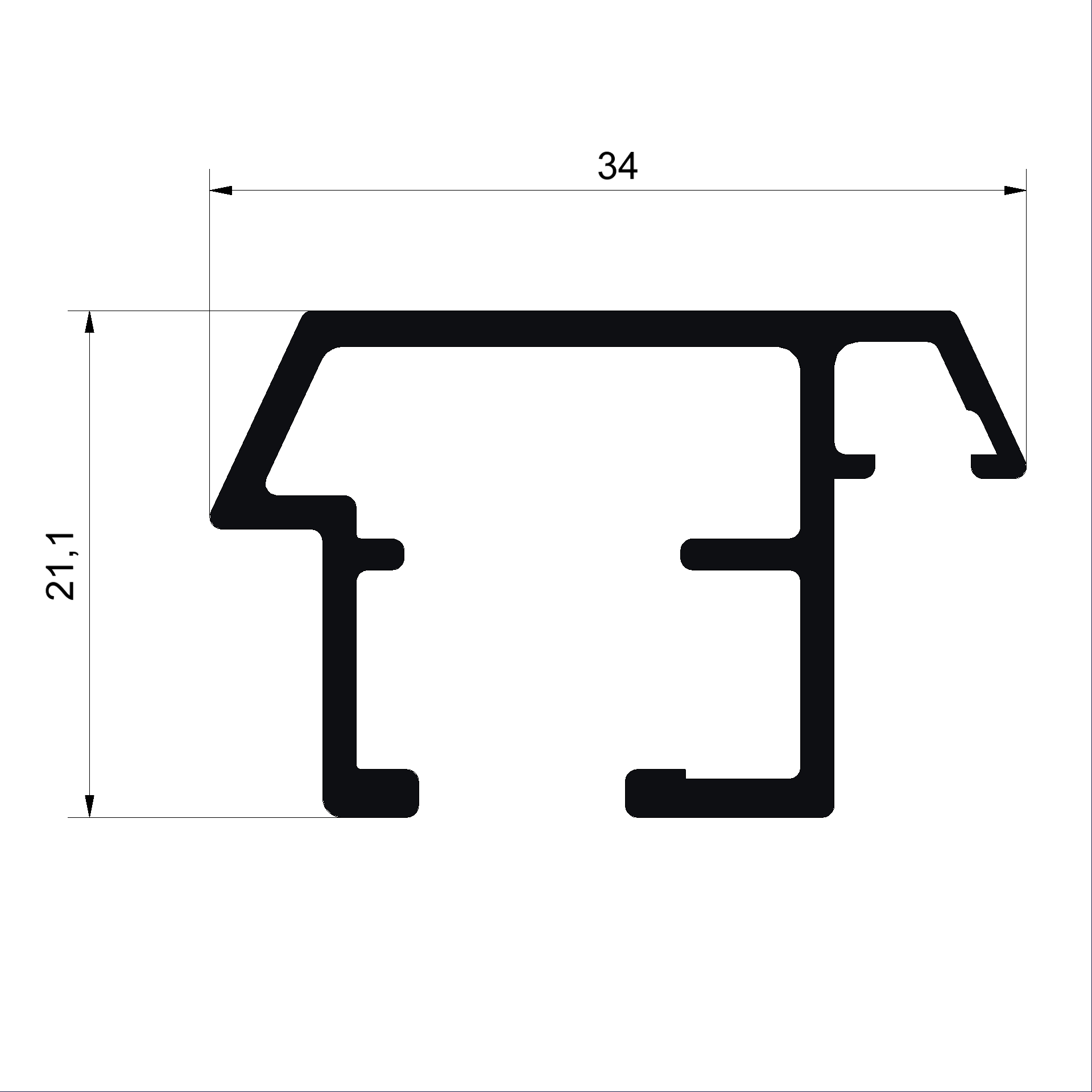 Profilé de battement C492564-