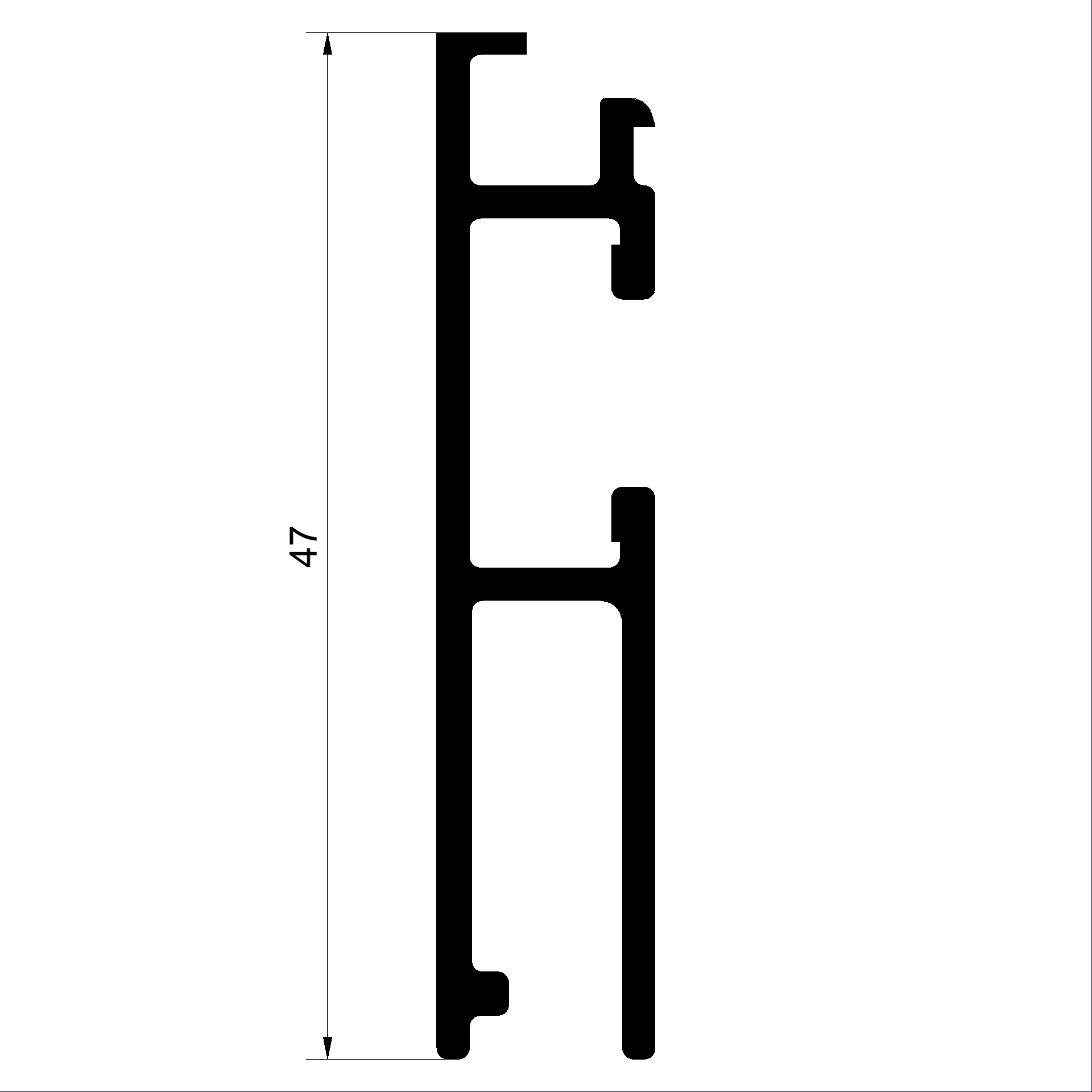 Profilé de cadre C492579-Connex Fenêtres en bois-métal