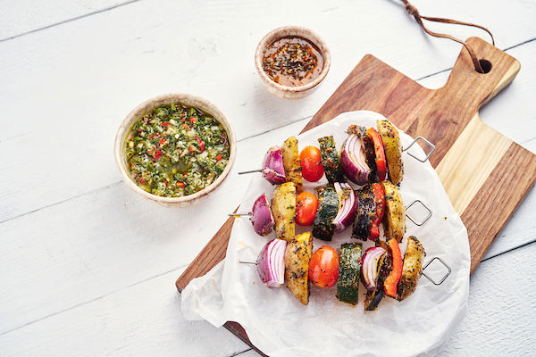 Groentenbrochette Chimichurri