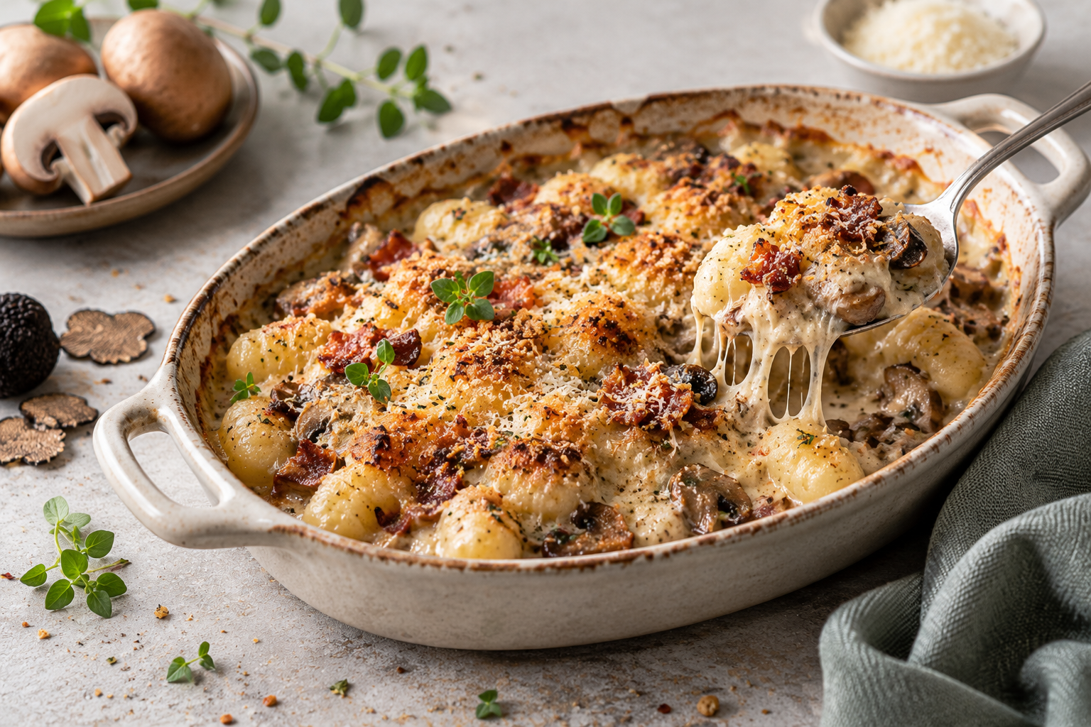 Gnocchi in Truffel-Kaassaus