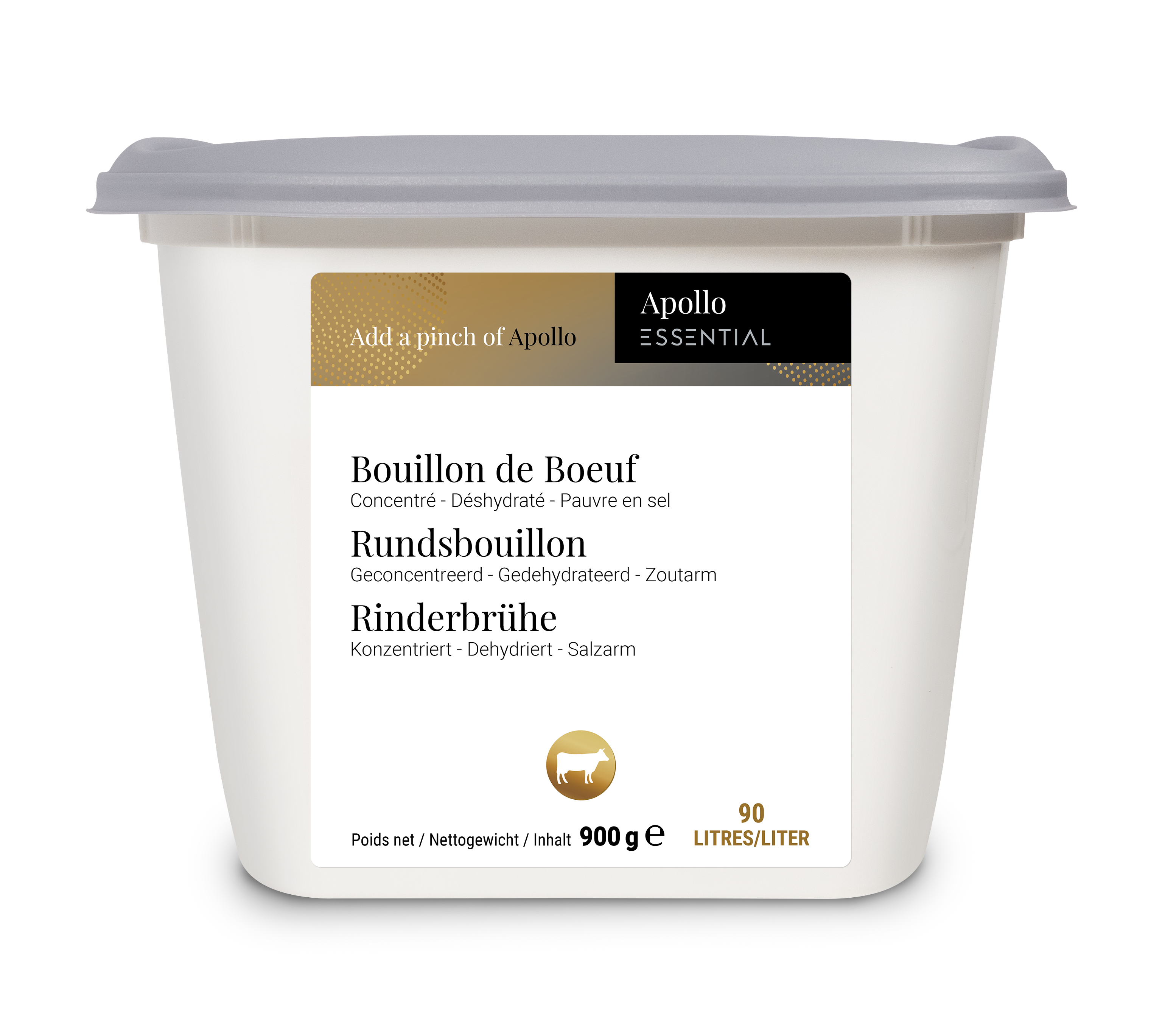 Bouillon de bœuf lié LS Apollo Essential - 0,9KG
