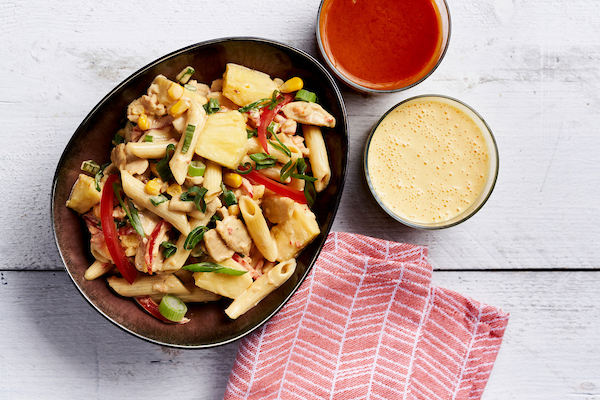 Caraïbische Pasta salade