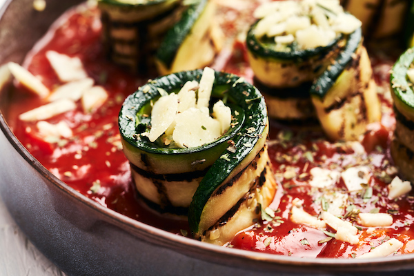 WBS- Zucchini rolls withItalian sauce