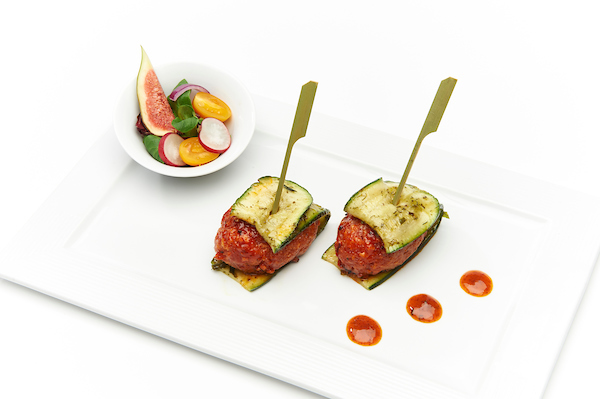 Gehaktballetje "green herbs" met courgette