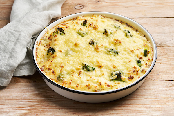 Ovenschotel met gehakt en broccoli