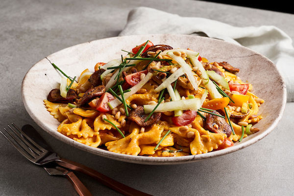 Pasta salade met Luikse pens