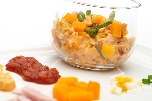 Pompoensalade (Halloween salade)