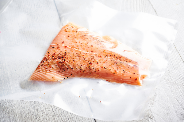 Vacuümgaren van vis