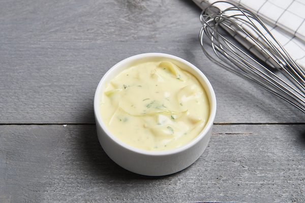 WBS- White wine sauce with julienne leek