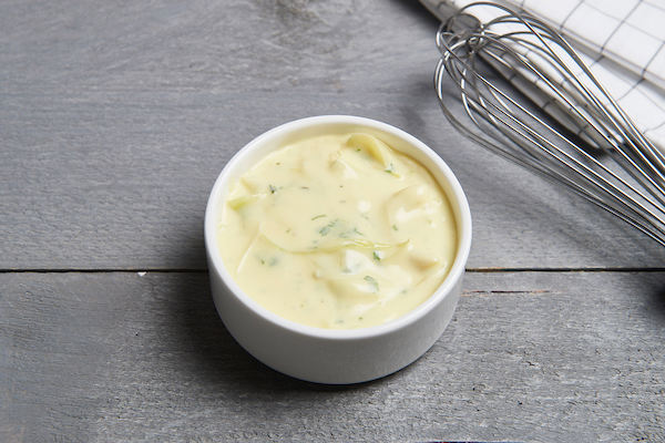 WBS- White wine sauce with julienne leek