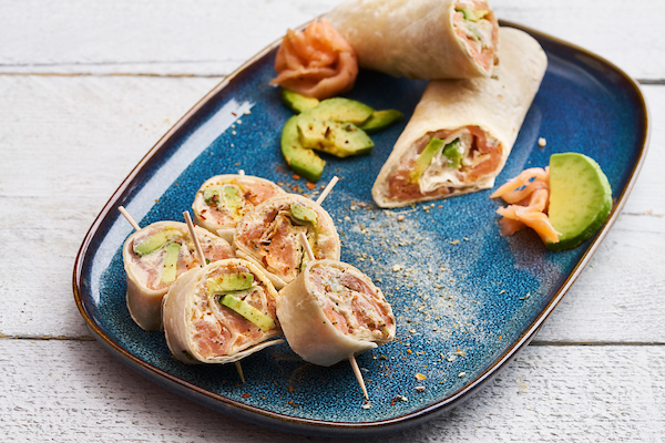 WBS- Wrapwith smoked salmon and avocado