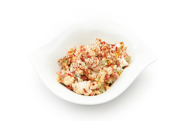 Salade bloemkool paprika