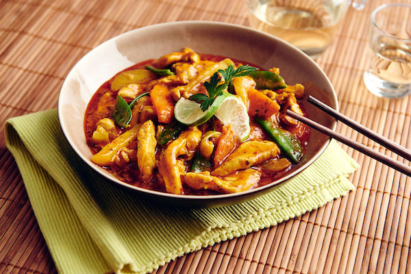 WBS- Thai red curry with turkey strips