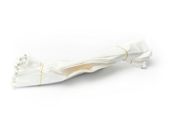 GA3000 PG 120mm Wit x 50cm met lus-kaliber 75 mm - 1KG