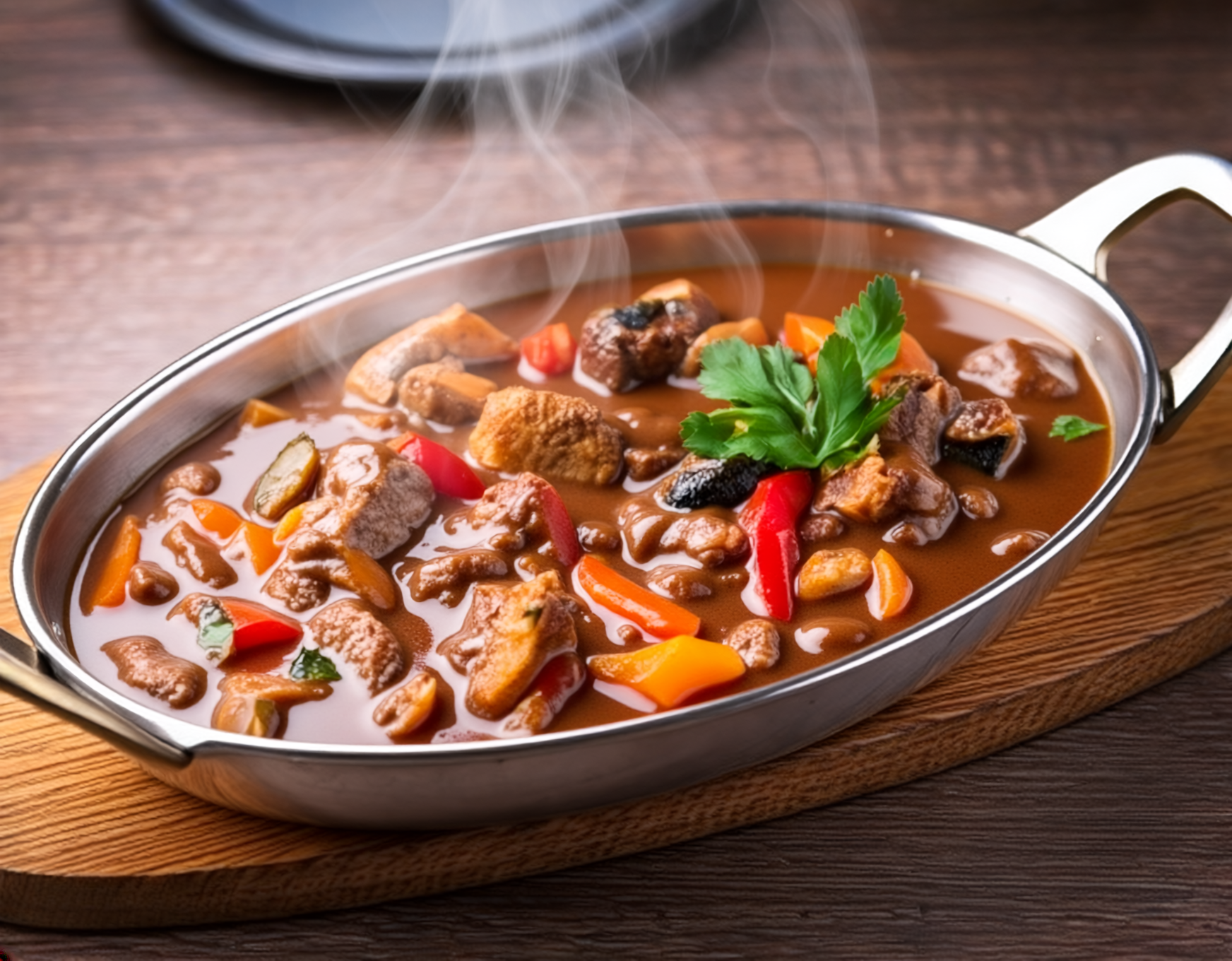 Kalkoenstoofpot met Jagersaus