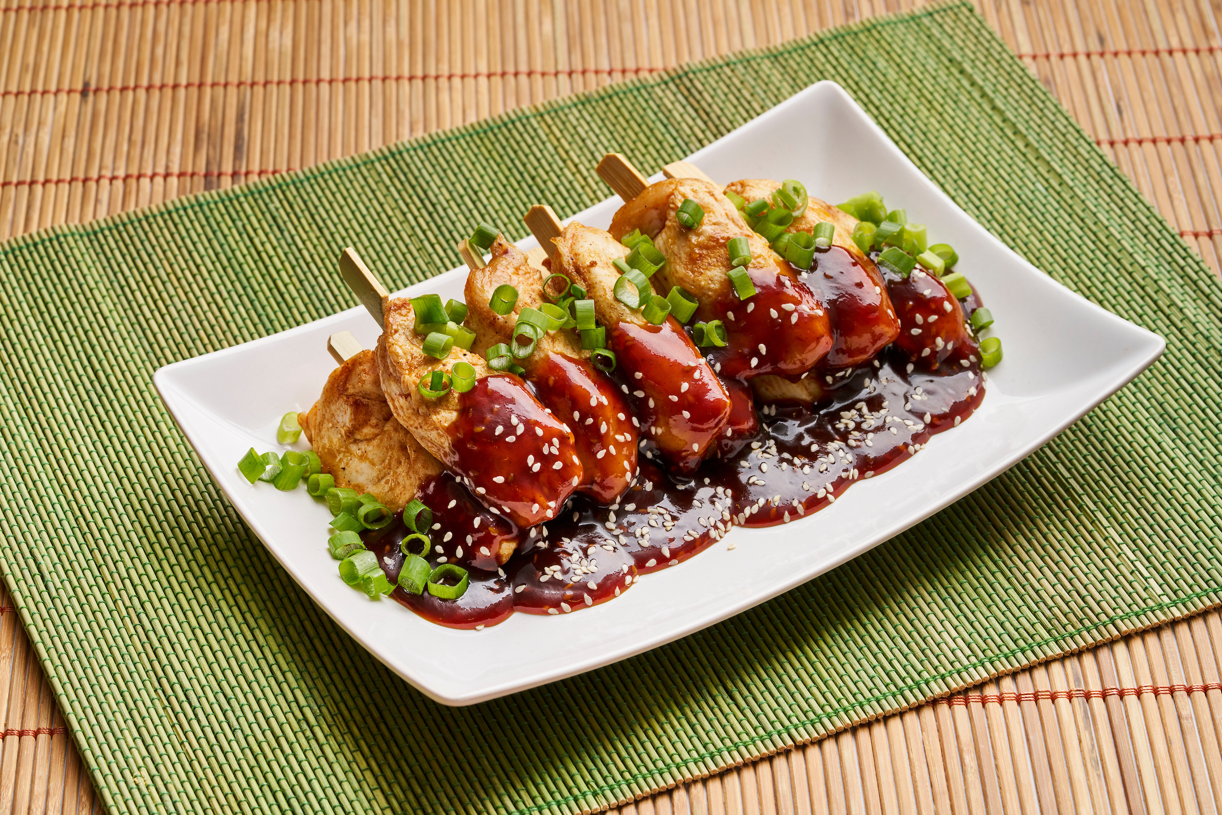 WBS- Chicken skewerswithoostersesezam