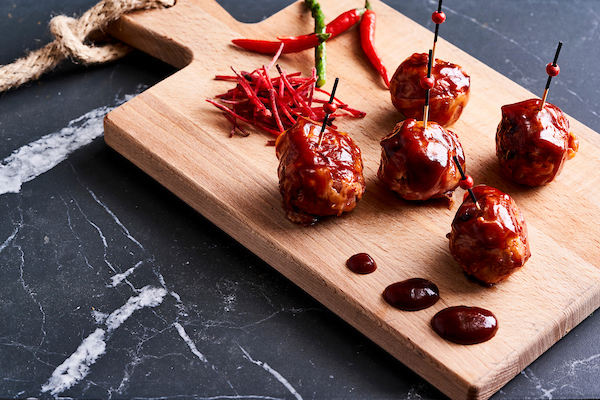 Moink ball "bourbon whiskey"