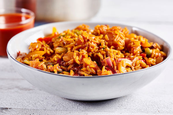 Rijstschotel met kip