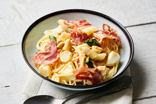 WBS- Tagliatellimetasperges pancetta