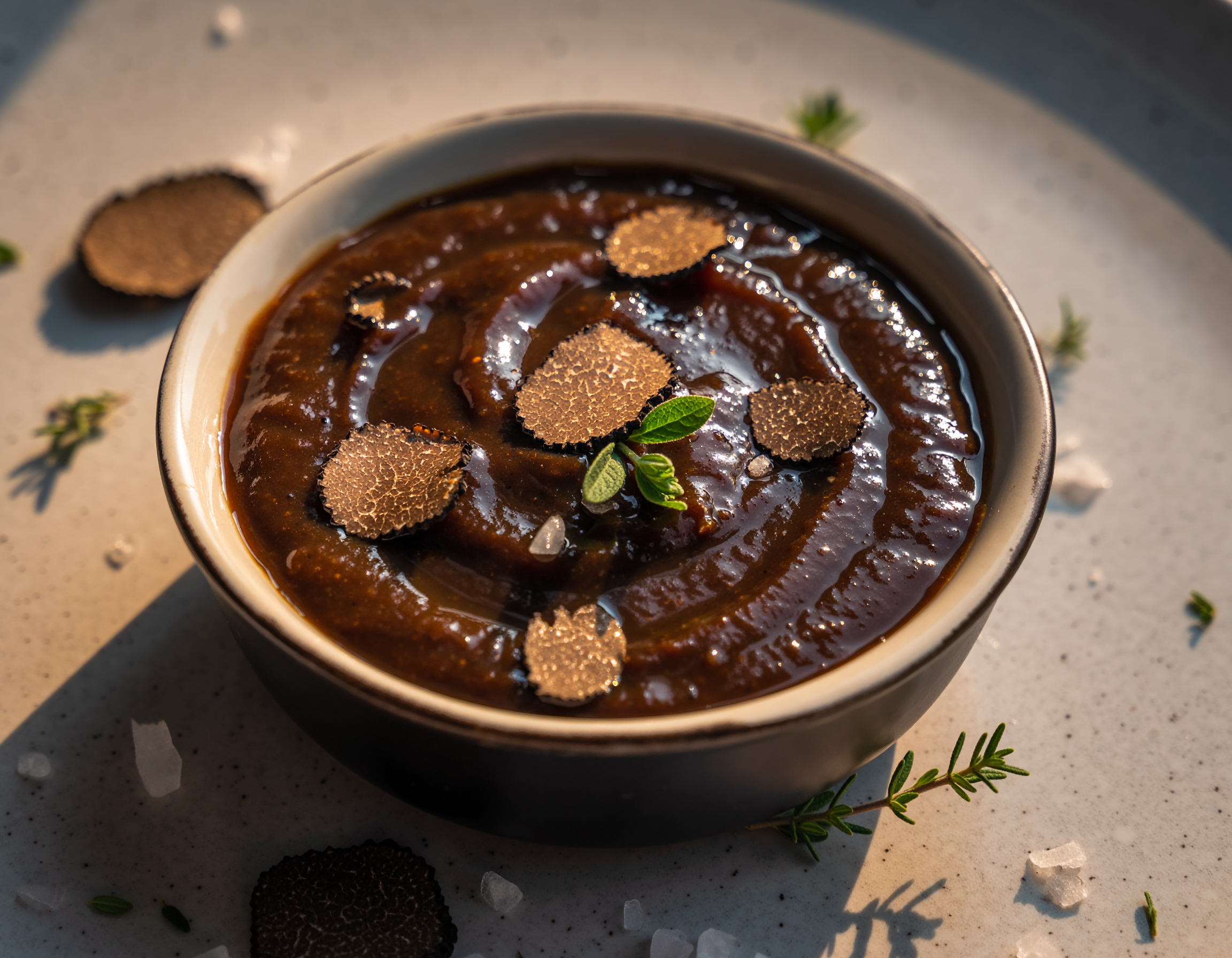 Truffelsaus voor wildgerechten