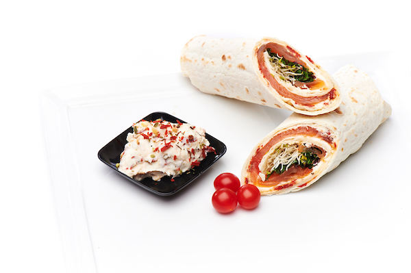 WBS- Wrapwith smoked salmon tomato mascarpone