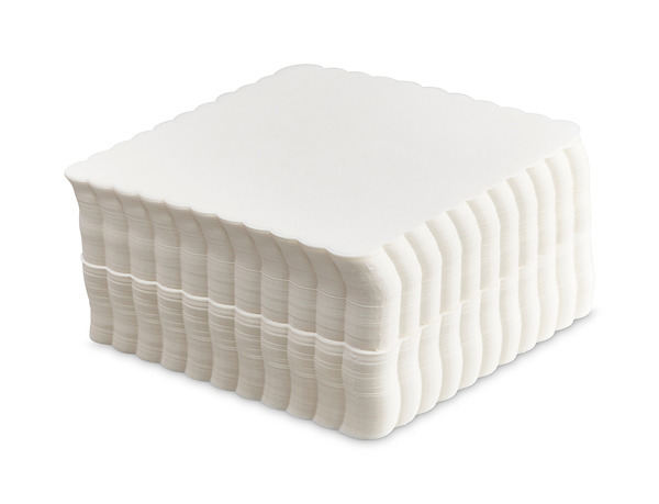 Witte Onderleggers Vierkant - 200G