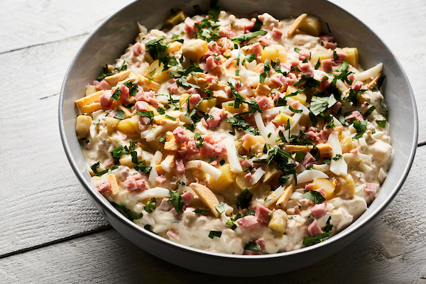 Aspergesalade op Vlaamse wijze
