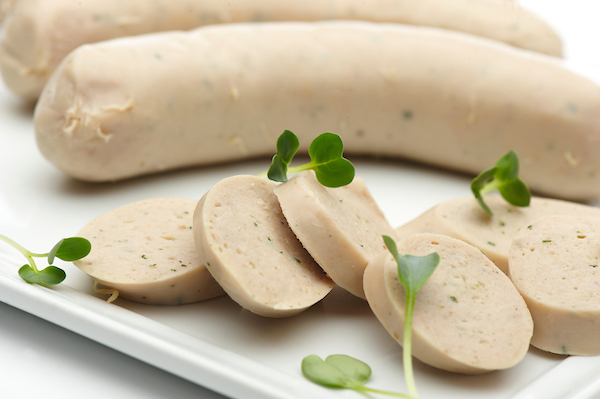 Boudin blanc van kip halal style