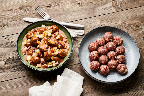 Bouletjes van wild met Grand Veneursaus