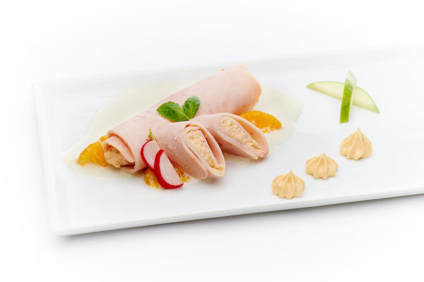Chicken tonnato met sinaasappelvinaigrette