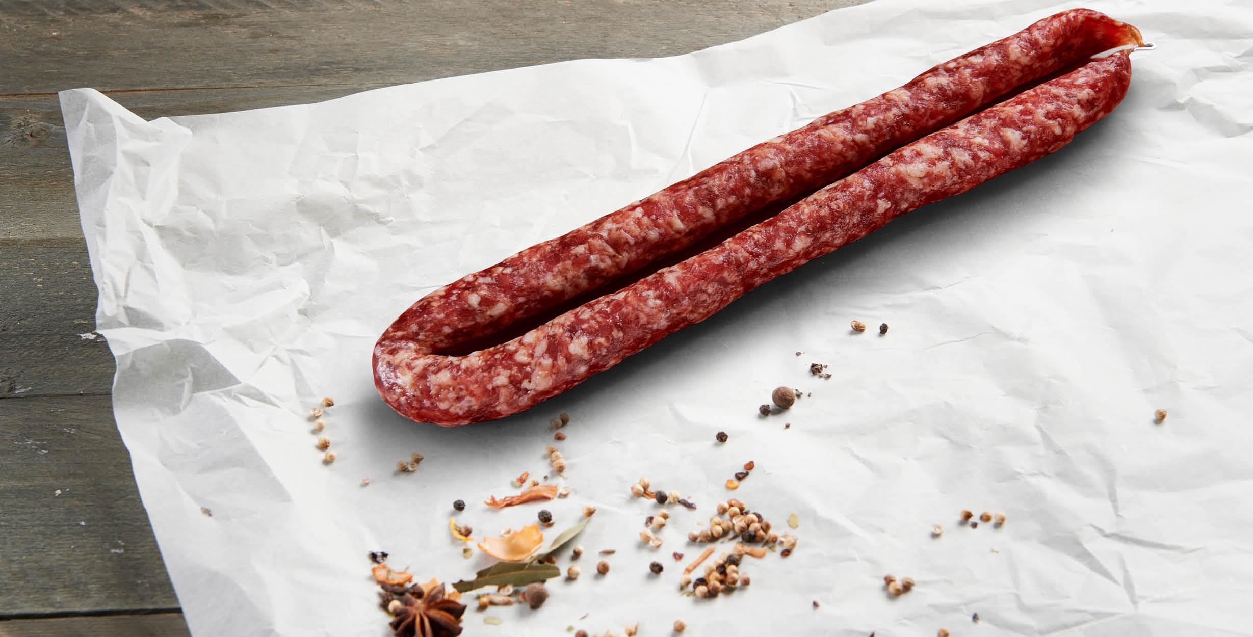 Droge worst "pur pork"