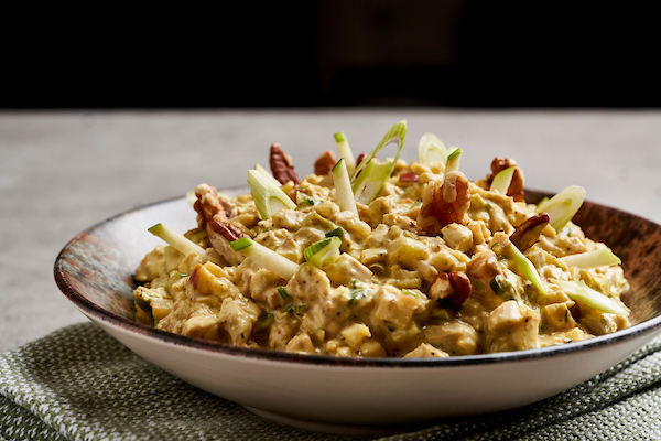 Frisse kipsalade met honing mosterd