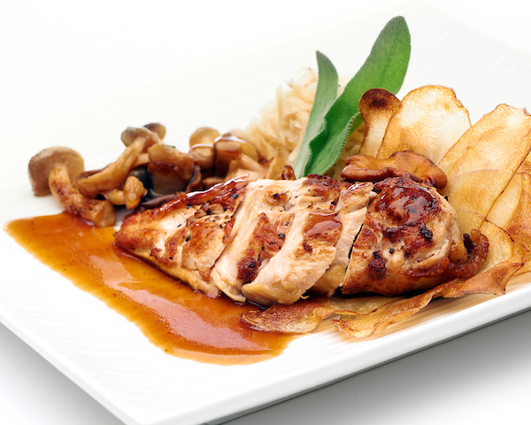 Fazantenfilet met gevogeltejus