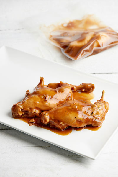 WBS- Rabbit legs with beerVacuum cooking