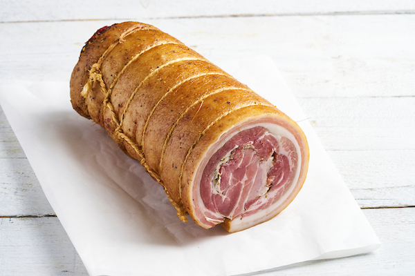 Porchetta met de trommelmethode