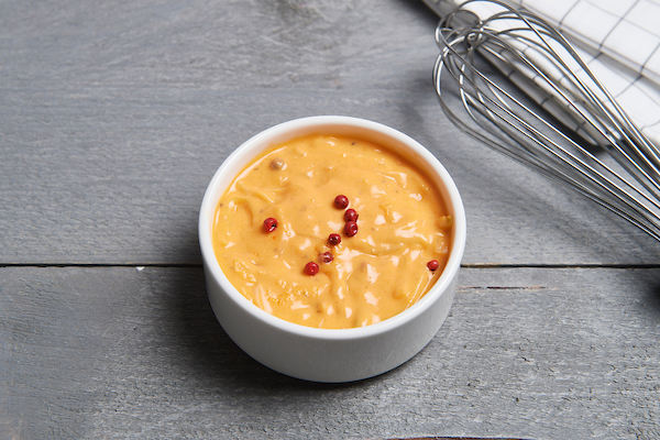 WBS- Rose pepper sauce with julienne leek