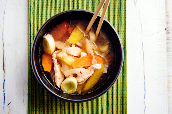 WBS- Thai broth with chicken vegetables