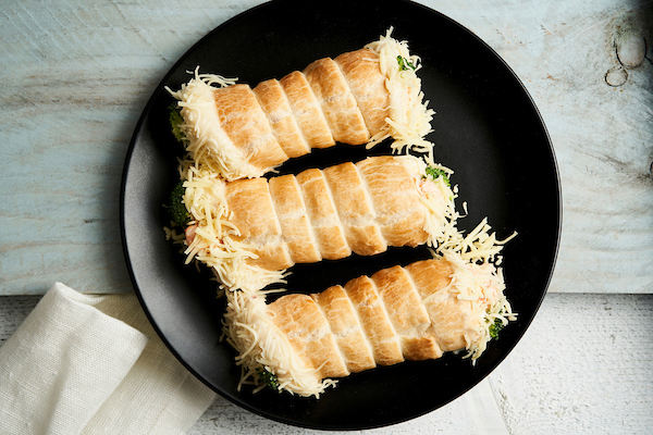 WBS- Salmon rollwithgratin saucebroccoli