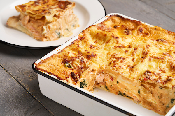 WBS- Salmon lasagna