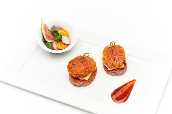 Cheeseburger hot paprika