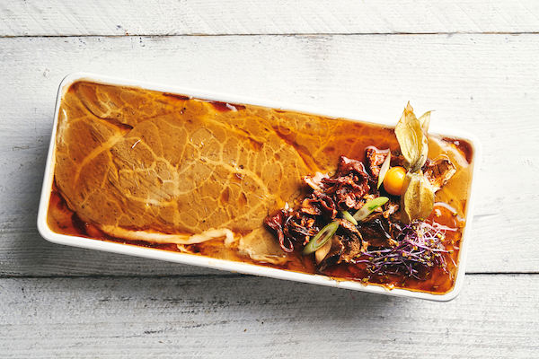 Eendenpaté met groene peper