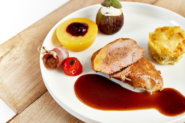 Fazantenfilet opgevuld, vacuümbereiding